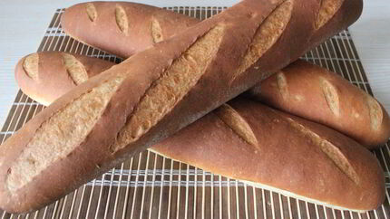 Домашние багеты на кефире