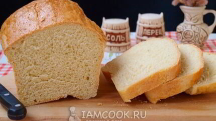 Хлеб на кефире на дрожжах