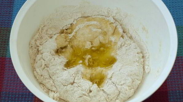 хлеб на сыворотке с оливковым маслом