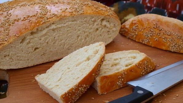 хлеб на сыворотке с оливковым маслом