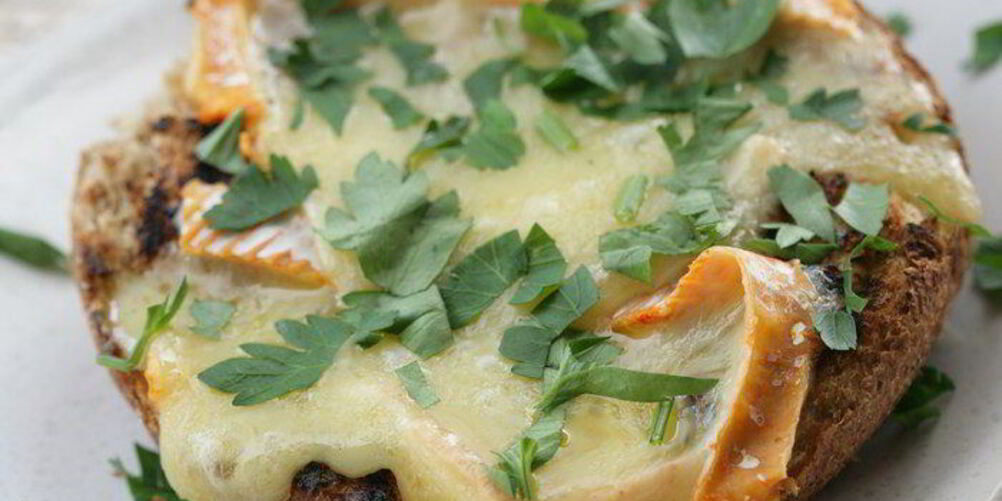 Рецепт хлеба с сыром на гриле