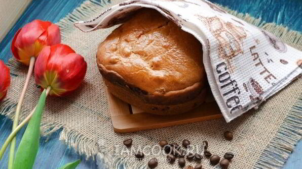 кофейный хлеб к завтраку в хлебопечке