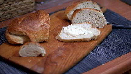 Парижский батон в духовке