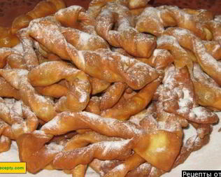 Хворост жареный в масле