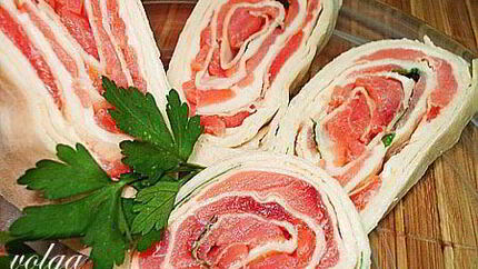 Быстрая закуска из лаваша