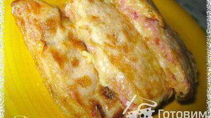 Горячий завтрак из лаваша