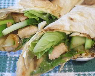 Курица в лаваше