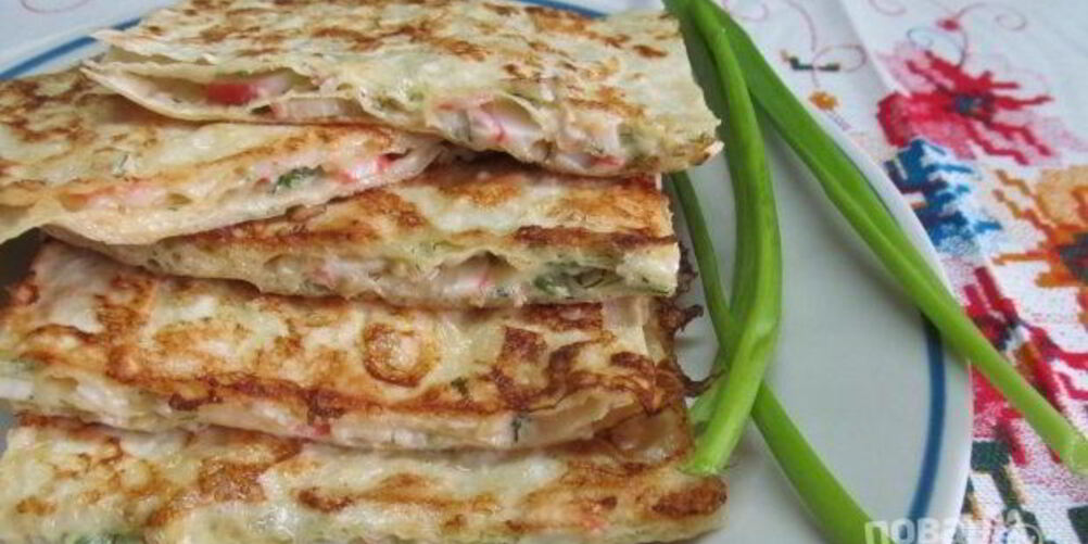 Рецепт лаваша, обжаренного в яйце