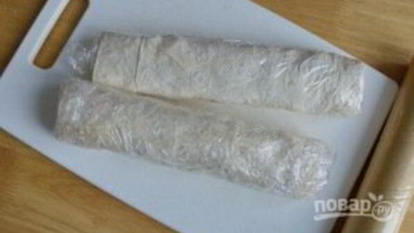 лаваш с красной рыбой и огурцом