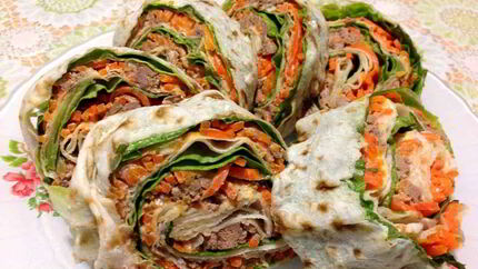 Лаваш с печенью