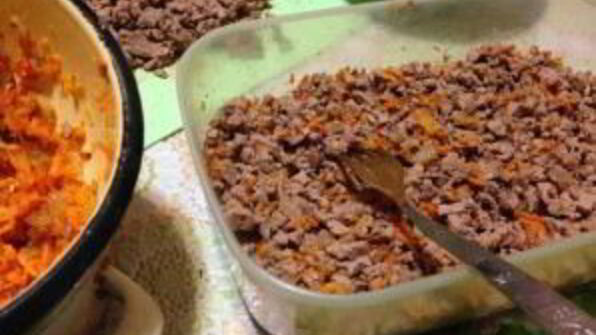 лаваш с печенью