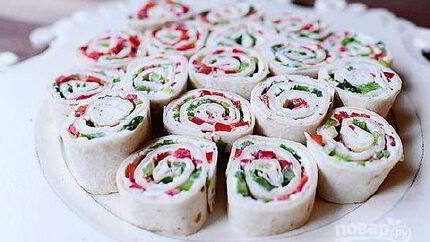 Лаваш с перцем