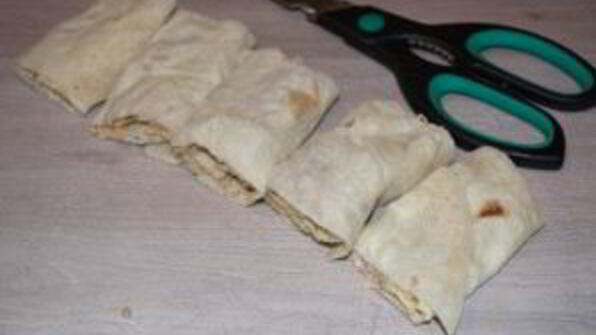 лаваш с рыбой и сыром