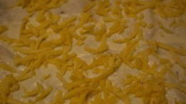 лаваш с ветчиной и твердым сыром