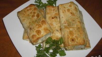 Лаваш с зеленью