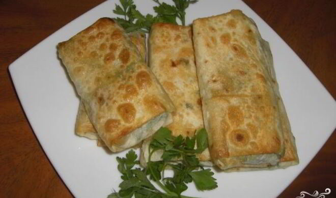 Лаваш с зеленью