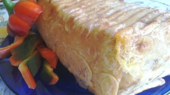 мясной кекс в лаваше