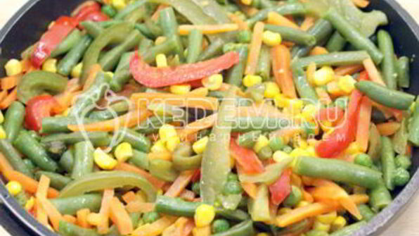 овощи в лаваше