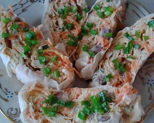 Салатная закуска в лаваше