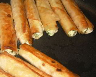 Трубочки из лаваша