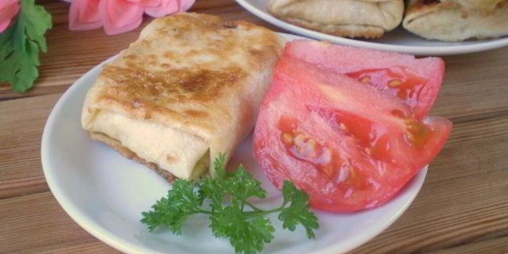 Рецепт жареного лаваша с начинкой