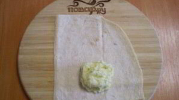 жареный лаваш с начинкой