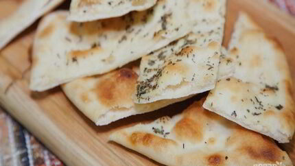 Фокачча тонкая без дрожжей