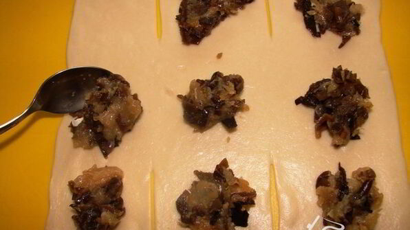 китайские лепешки с мясом и грибами му-эр