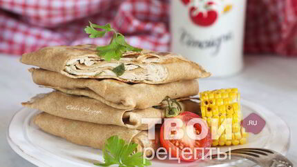 Китайские лепешки с мясом