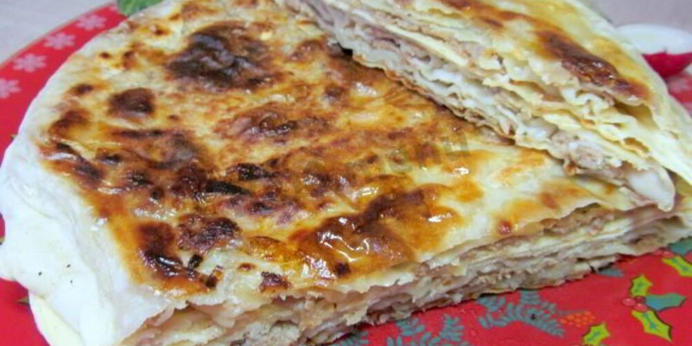 Рецепт лепешек с фаршем на сковороде