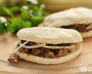 Лепешки с мясом по-китайски