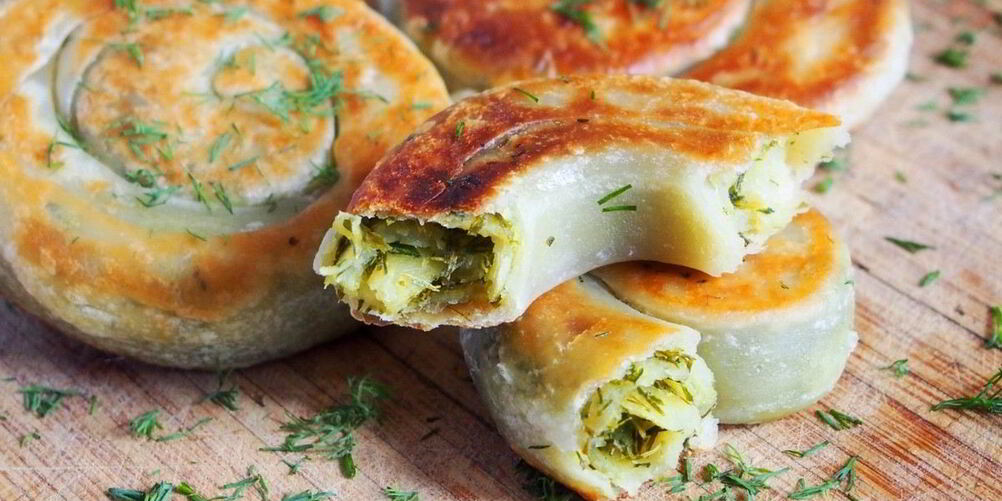 Рецепт лепешек с зеленью