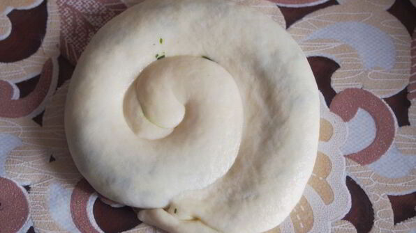 лепешки с зеленью