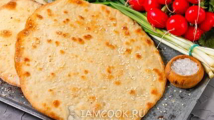 Пресная лепешка в духовке