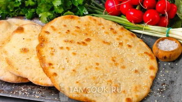 пресная лепешка в духовке