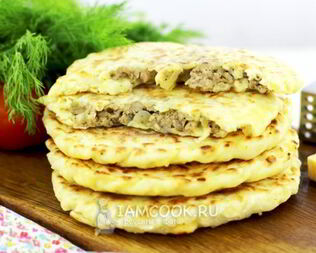 Сырные лепешки за 15 минут