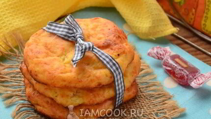 Творожные лепешки в духовке