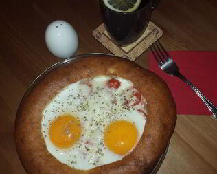 Завтрак в лепешке