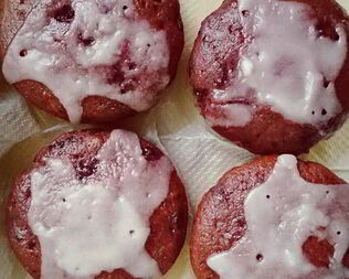 Черничные маффины с лимонной цедрой