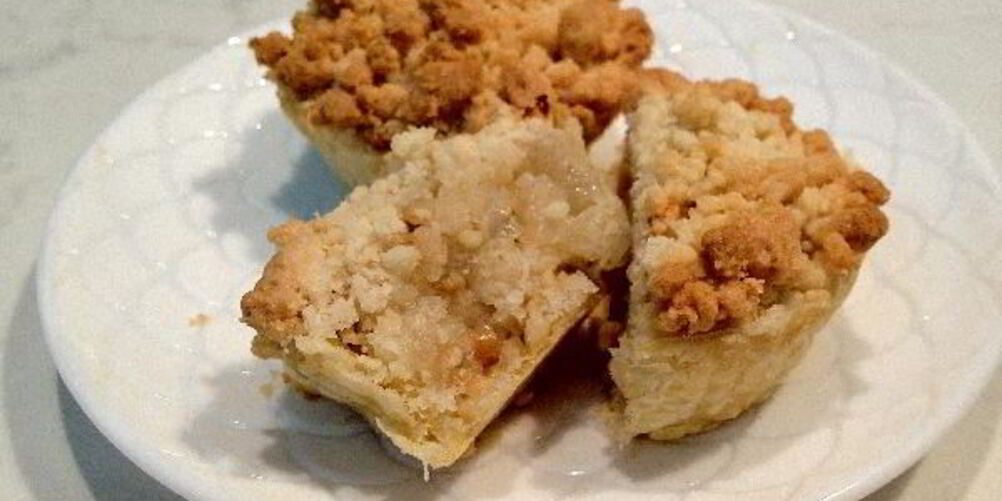 Рецепт грушевых крамбл-маффины