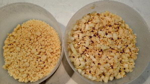 грушевые крамбл-маффины