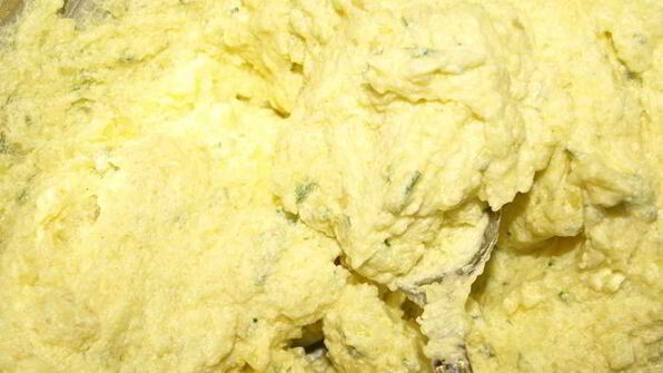 картофельные маффины с грибной начинкой