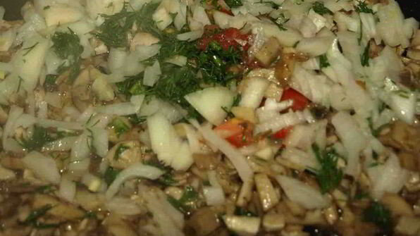 картофельные маффины с грибной начинкой