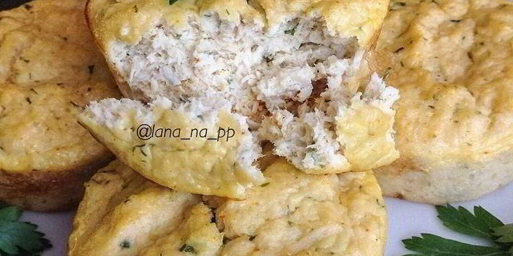 Рецепт куриных маффинов с зеленью