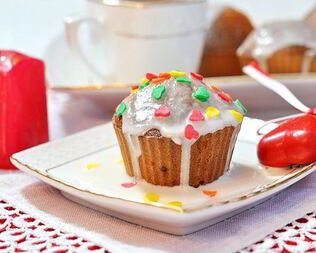 Лимонные маффины на кефире