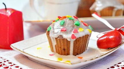 Лимонные маффины на кефире