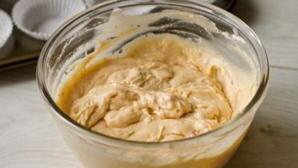 маффины на клубничном йогурте