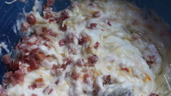 маффины с беконом