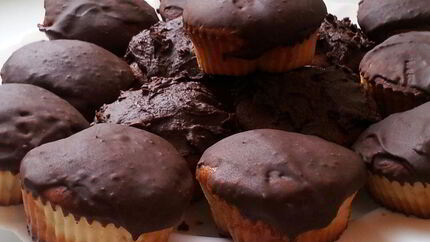 Маффины с конфетами