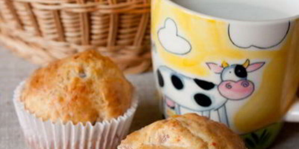 Рецепт маффинов с копченой курицей и сыром